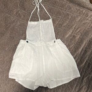 Grey bandit charlie overalls white size L